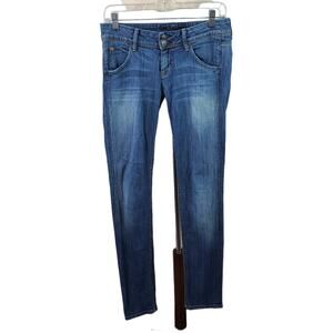 Hudson USA Blue Denim Flap Pocket Jeans 26